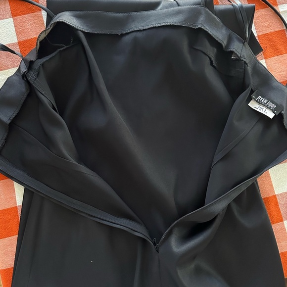 Vintage 90s Y2K Homecoming Dress Black Sparkle Prom Formal Sz XS Whimsygoth - Picture 9 of 11